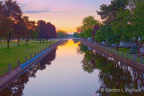 Rideau Canal At Dawn_16480-2.jpg - Rideau Canal Waterway photographed at Smiths Falls, Ontario, Canada.